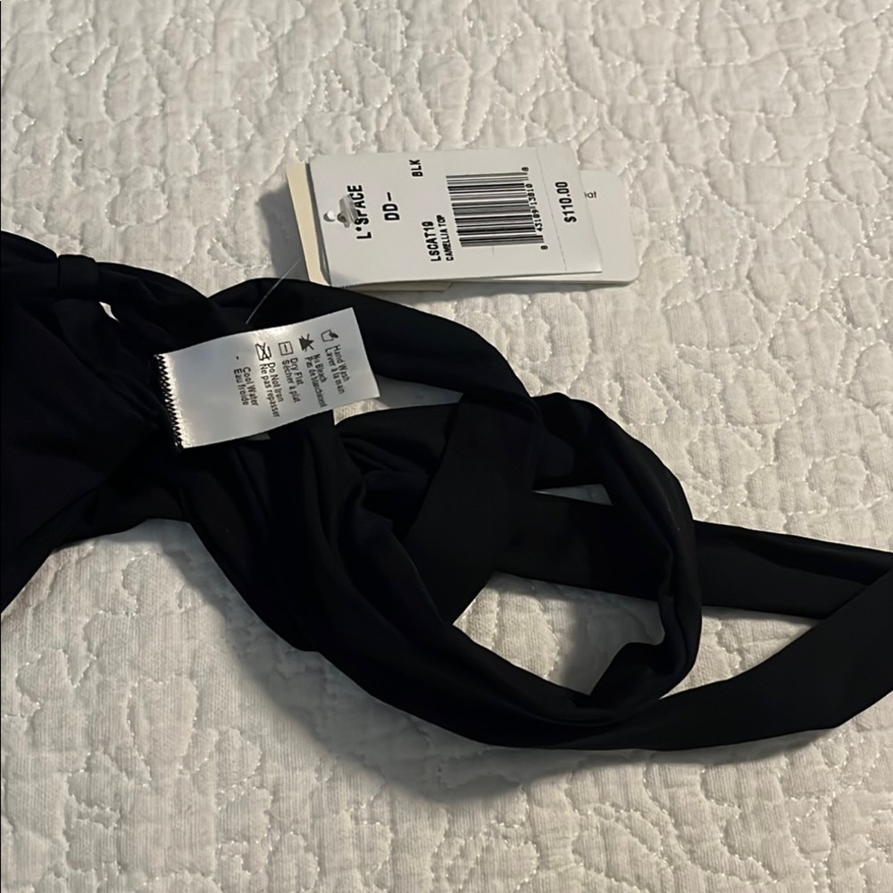 L*Space Black Swim Top - Picture 4 of 7